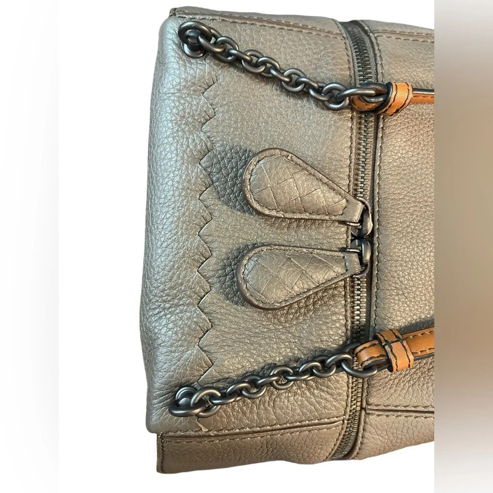 RARE Bottega Veneta Leather & Suede Cube Bag - Picture 6 of 15